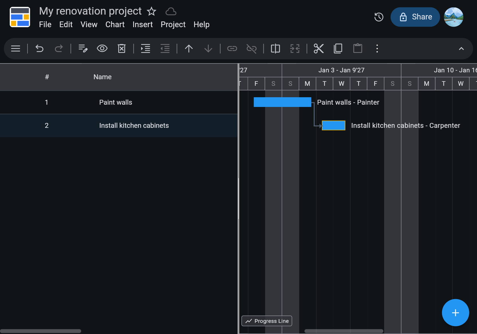 Getting Started - Getting Started - Ingantt for Web - Help